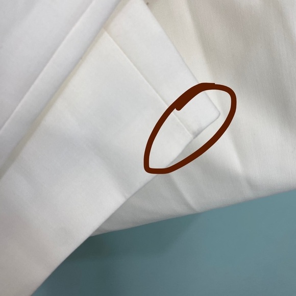 Dion Lee Fishnet Pants Cream Panel Straight‎ Leg Trousers Sz 8 - Picture 8 of 16